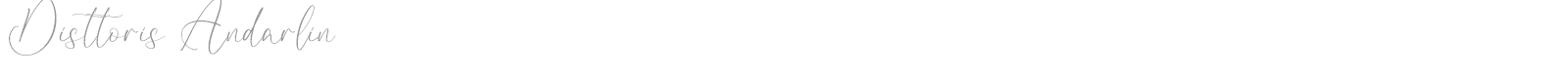 Disttoris Andarlin font preview